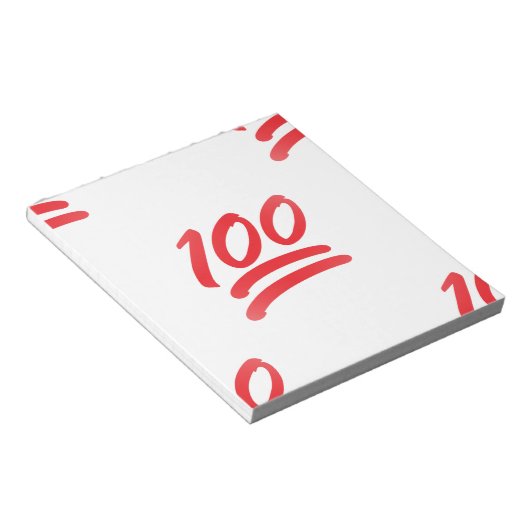 Bloc-note cent émoticônes (Incliné)