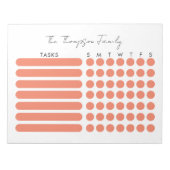 Bloc-note Centre de commande de la carte mère enfant Planifi (Devant)