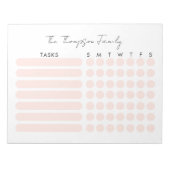 Bloc-note Centre de commande de la carte mère enfant Planifi (Devant)