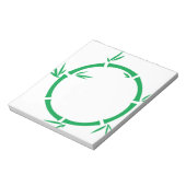 Bloc-note Cercle de bambou (Tourné)
