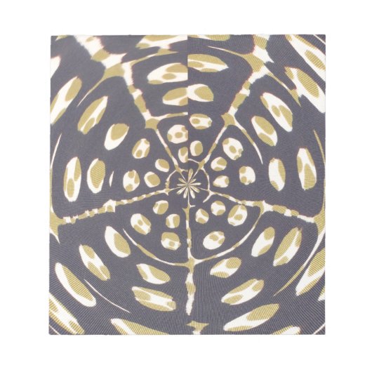 Bloc-note Cercle de culture bleu et crémeux Polka Dot Motif  (Devant)