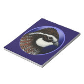 Bloc-note Cercle de tête de caille Bobwhite (Tourné)