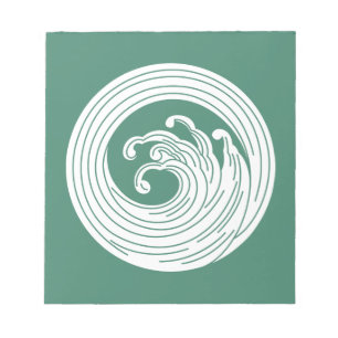 Bloc-note Cercle d'onde en forme de tourbillon