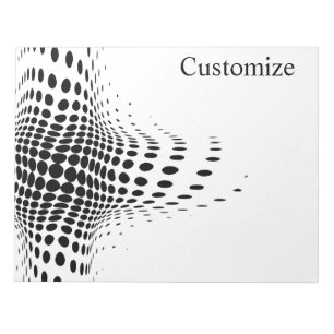 Bloc-note Cercles demi-tons Abstraits X