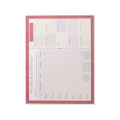 Bloc-note Cercles d'été du planificateur de repas hebdomadai (Tourné)