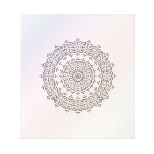 Bloc-note Cercles et arc-en-ciel (Devant)