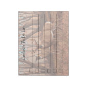 Bloc-note Cerf De Virginie Dans La Forêt Style Rétro Nature (Tourné)