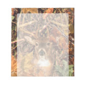 Bloc-note Cerf en camouflage d'automne Cerf à queue blanche (Devant)