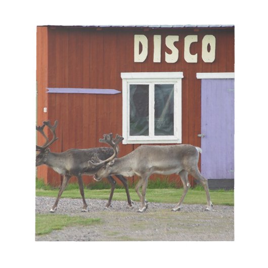 BLOC-NOTE CERFS COMMUNS DE DISCO (Devant)