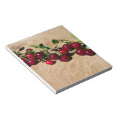 Bloc-note cerises rouges (Incliné)