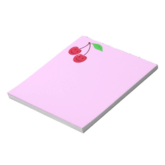 Bloc-note Cerises rouges souriantes (Tourné)