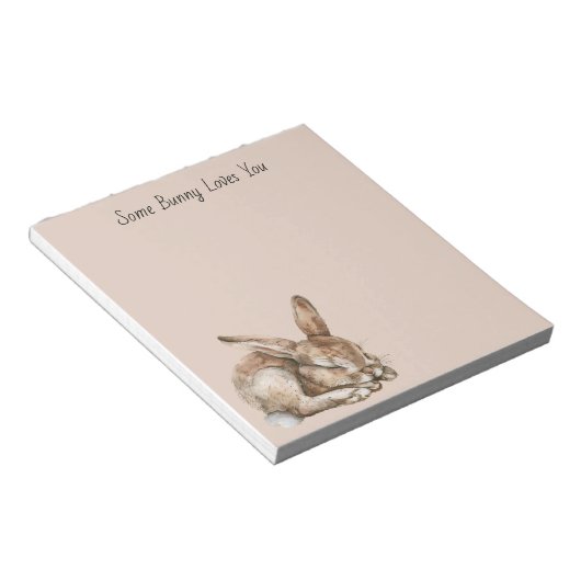 Bloc-note Certain Lapin T'aime (Incliné)