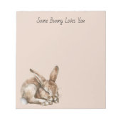 Bloc-note Certain Lapin T'aime (Devant)