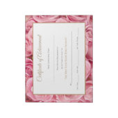 Bloc-note Certificats de concours de style Miss America-Réus (Tourné)