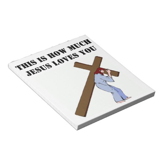 BLOC-NOTE C'EST COMBIEN DIEU VOUS AIME (Incliné)