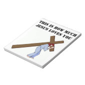 BLOC-NOTE C'EST COMBIEN DIEU VOUS AIME (Tourné)