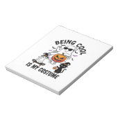 Bloc-note C'est Cool C'est Costume Halloween Fantôme Citroui (Tourné)