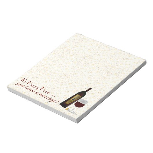 Bloc-note C'est Happy Hour laisser un message ... (Tourné)