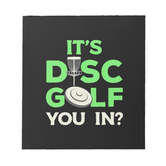 Bloc-note C'Est Le Disque Golf Vous Dans (Devant)