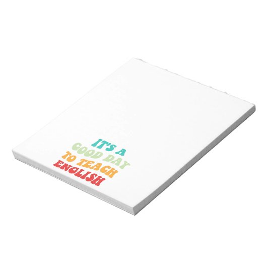 Bloc-note C'est une bonne journée pour apprendre l'anglais I (Tourné)