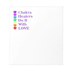 Bloc-note Chakra Healers le font avec amour