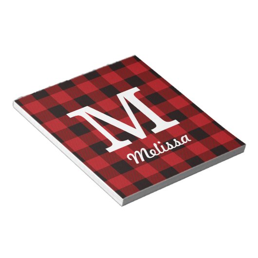 Bloc-note Chalet primitif Bison rouge Boeuf plat (Incliné)