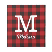 Bloc-note Chalet primitif Bison rouge Boeuf plat (Devant)