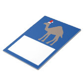 Bloc-note Chameau de Noël mignon (Incliné)