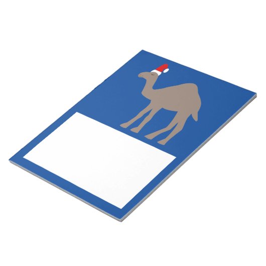 Bloc-note Chameau de Noël mignon (Incliné)