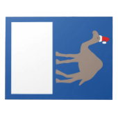 Bloc-note Chameau de Noël mignon (Devant)