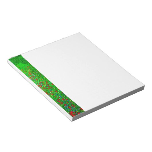 Bloc-note Champ de pavot Gustav Klimt (Incliné)