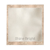 Bloc-note Champagne Glitzy Glam Sparkle (Devant)