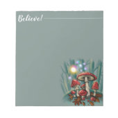 Bloc-note Champignons des tabourets~ note (Devant)