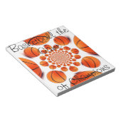 Bloc-note Champion Court Vision : Basketball Jeu des Champs (Incliné)