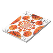 Bloc-note Champion Court Vision : Basketball Jeu des Champs (Tourné)