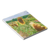 Bloc-note Champs de tournesol (Incliné)