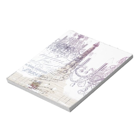 Bloc-note chandelier paris tour eiffel (Tourné)