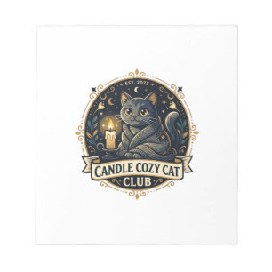Bloc-note Chandelle Cosy Cat Cat Papa Idée Cadeau - Chandell