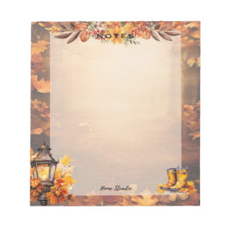 Bloc-note Changing Seasons Blank Notepad