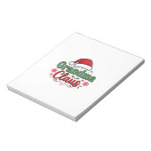 Bloc-note Chapeau de Noël de grand-mère Noël (Tourné)