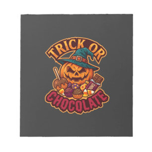 Bloc-note Chapeau de sorcière de citrouille d'Halloween au c