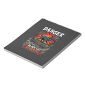Bloc-note Chapeau de sorcière de Halloween Danger Black Cat (Tourné)