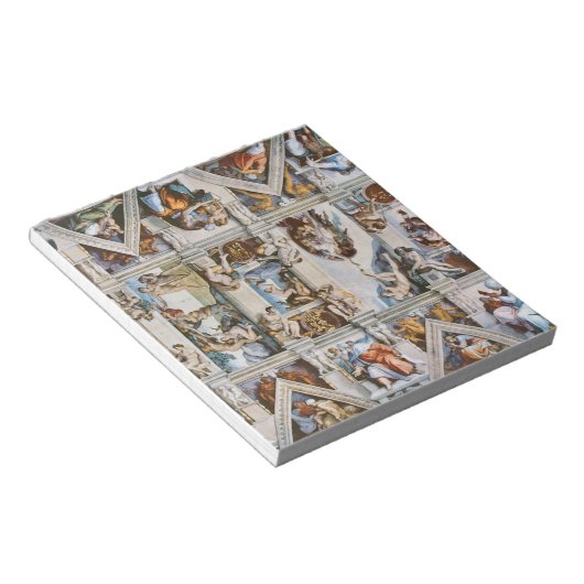 Bloc-note Chapelle Sixtine Plafond Michelangelo (Incliné)