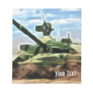 Bloc-note Char militaire soviétique T-72 Abstrait