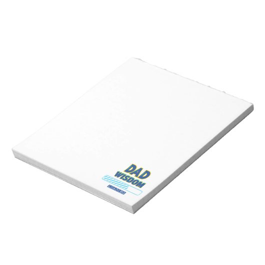 Bloc-note Chargement de la sagesse de papa (Tourné)