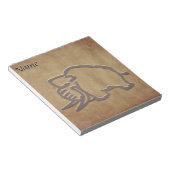 Bloc-note Chargement de mammouth (Incliné)