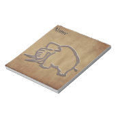 Bloc-note Chargement de mammouth (Tourné)