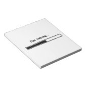 Bloc-note Chargement du jeu (Incliné)