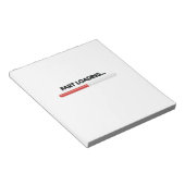 Bloc-note Chargement du panier (Incliné)