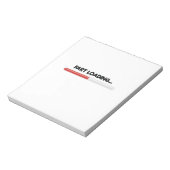 Bloc-note Chargement du panier (Tourné)